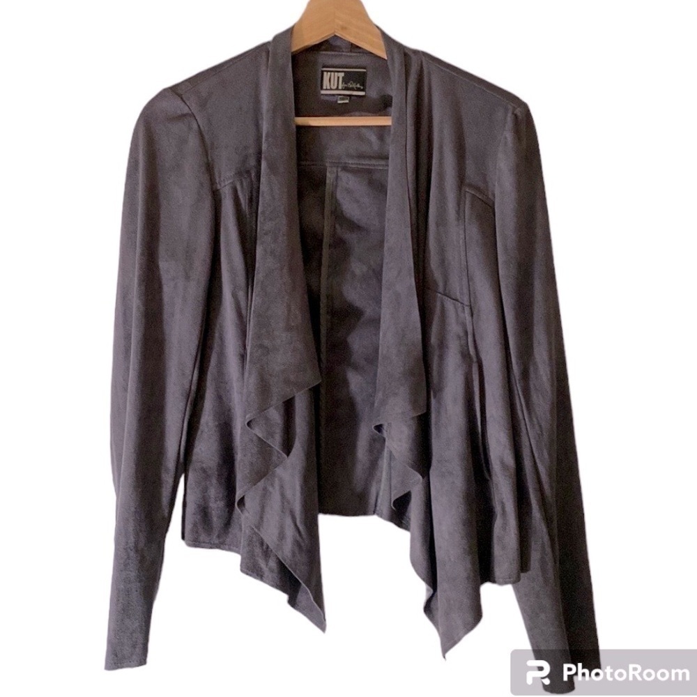 Kut from the Kloth Flowy Drapey Soft Blazer Jacket Size Small